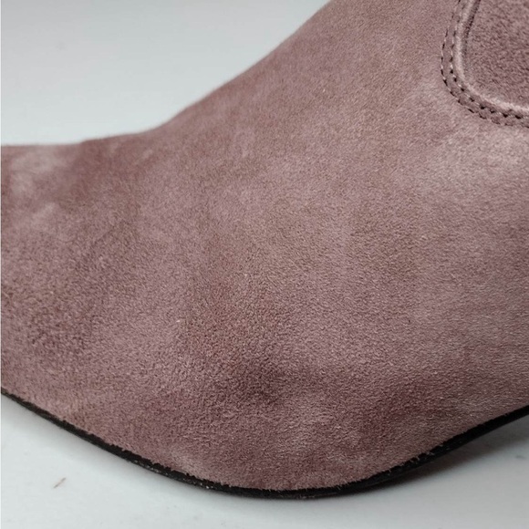 Le Pepe Suede Leather Sz 10 Block Heel Ankle-Boots - Picture 14 of 15